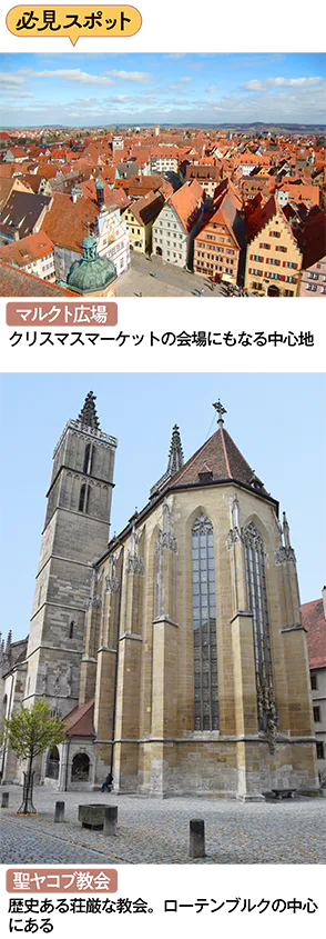 マルクト広場と聖ヤコブ教会の画像