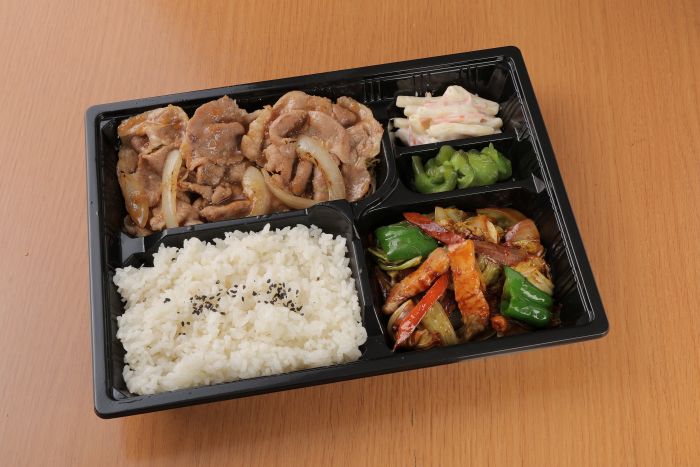 生姜焼き回鍋肉弁当