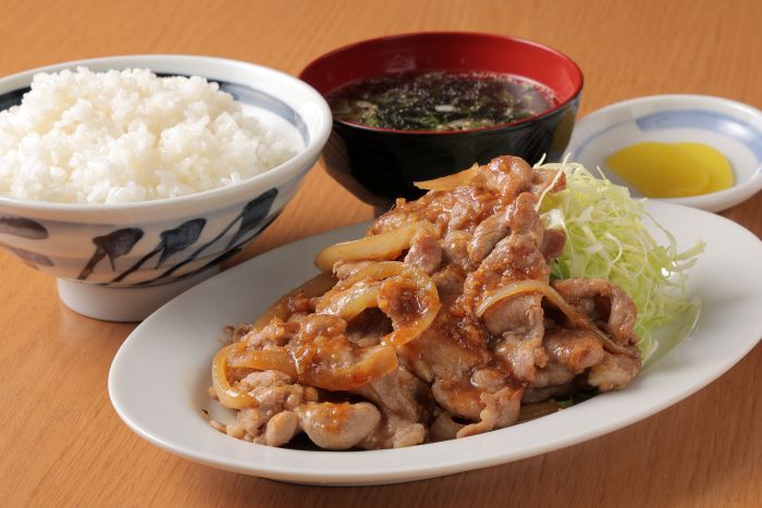 絶品 しょうが焼定食