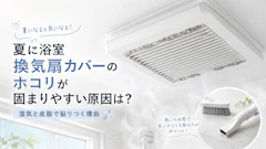夏に浴室換気扇カバーのホコリが固まりやすい原因は？湿気と皮脂で貼りつく理由