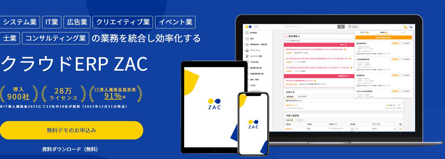 クラウドERP ZAC