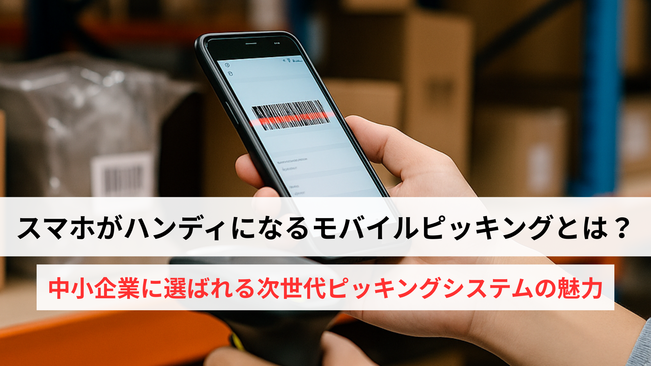 2025-06-24T02:00:00.000Zスマホがハンディになるモバイルピッキングとは？中小企業に選ばれる次世代ピッキングシステムの魅力