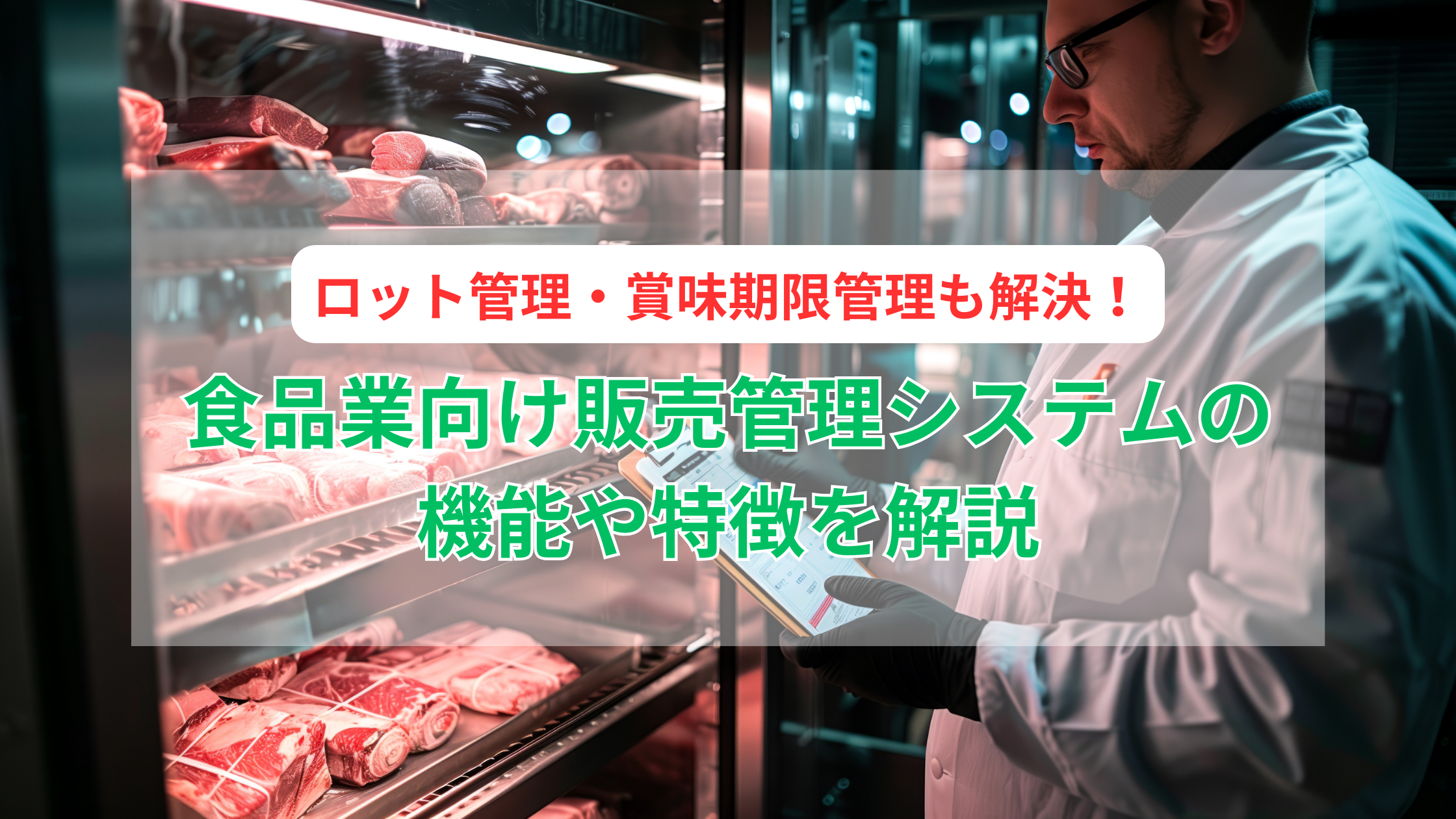 食品業向け販売管理システムの機能や特徴を解説