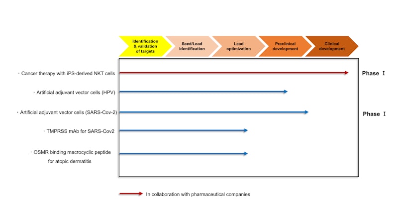 Linkage to the RIKEN Program for Drug Discovery and Medical Technology Platforms (DMP) figure