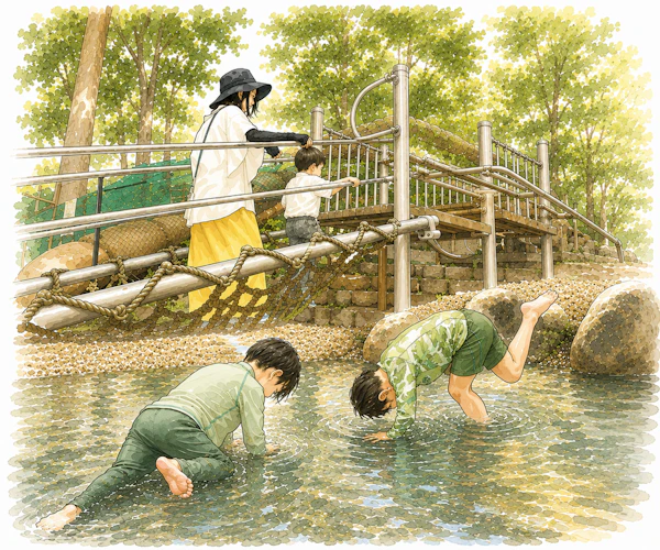 【2026年夏:無料水遊び】目黒区の水遊びスポット完全ガイド〜じゃぶじゃぶ池＆プール、無料で楽しめる場所がこんなに！〜