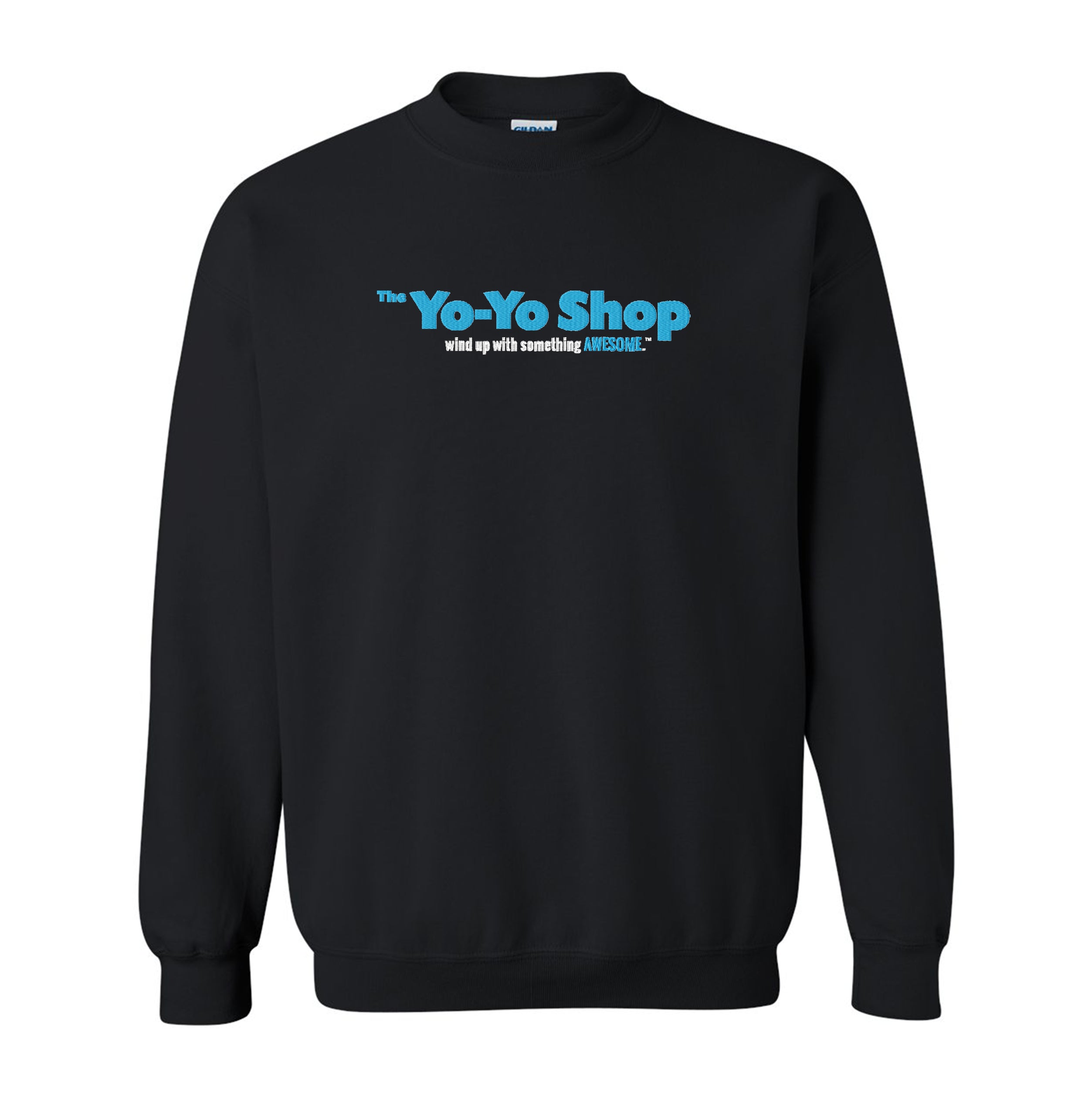 The Yo-Yo Shop - Embroidered Wordmark Crewneck