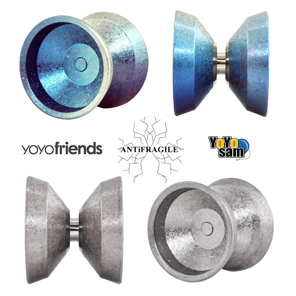 yoyofriends ANTiFRAGILE Yo-Yo - Crystalized Titanium YoYo