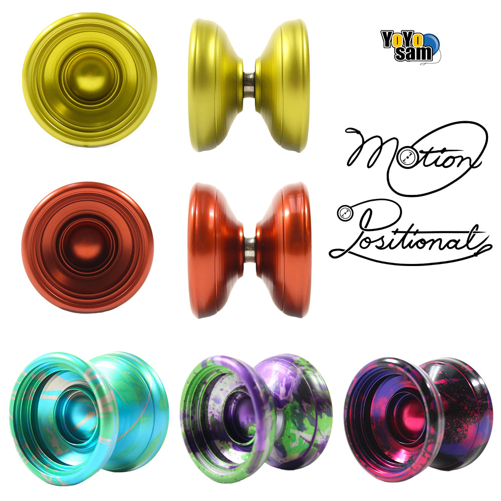 Motion Positional Yo-Yo - Mono-Metal - 7068 Aluminum D-Bearing YoYo