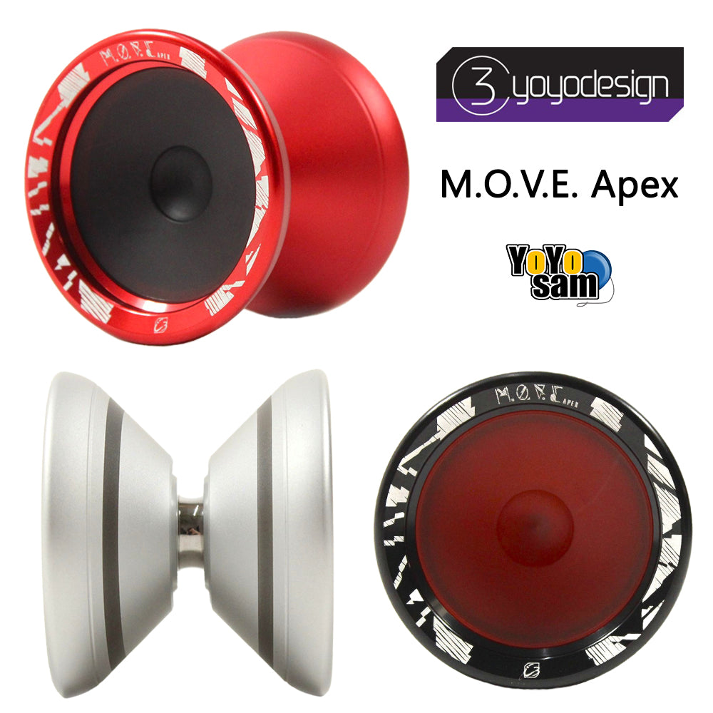 C3yoyodesign M.O.V.E. Apex Yo-Yo - Bi-Material Fingerspin YoYo