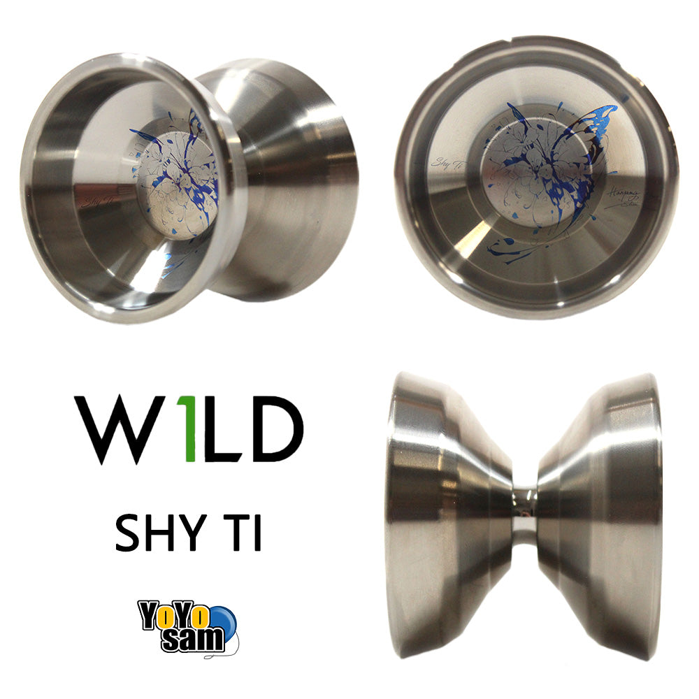 W1LD Shy Ti Yo-Yo - Titanium - Hanyang Shen Signature YoYo