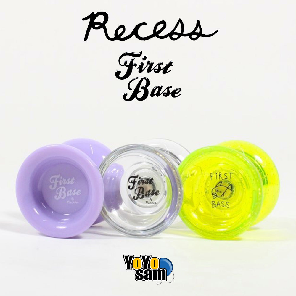Recess YoYo FIRST BASE YO-YO -Plastic- Beginner to Pro- Extra Bearing and String