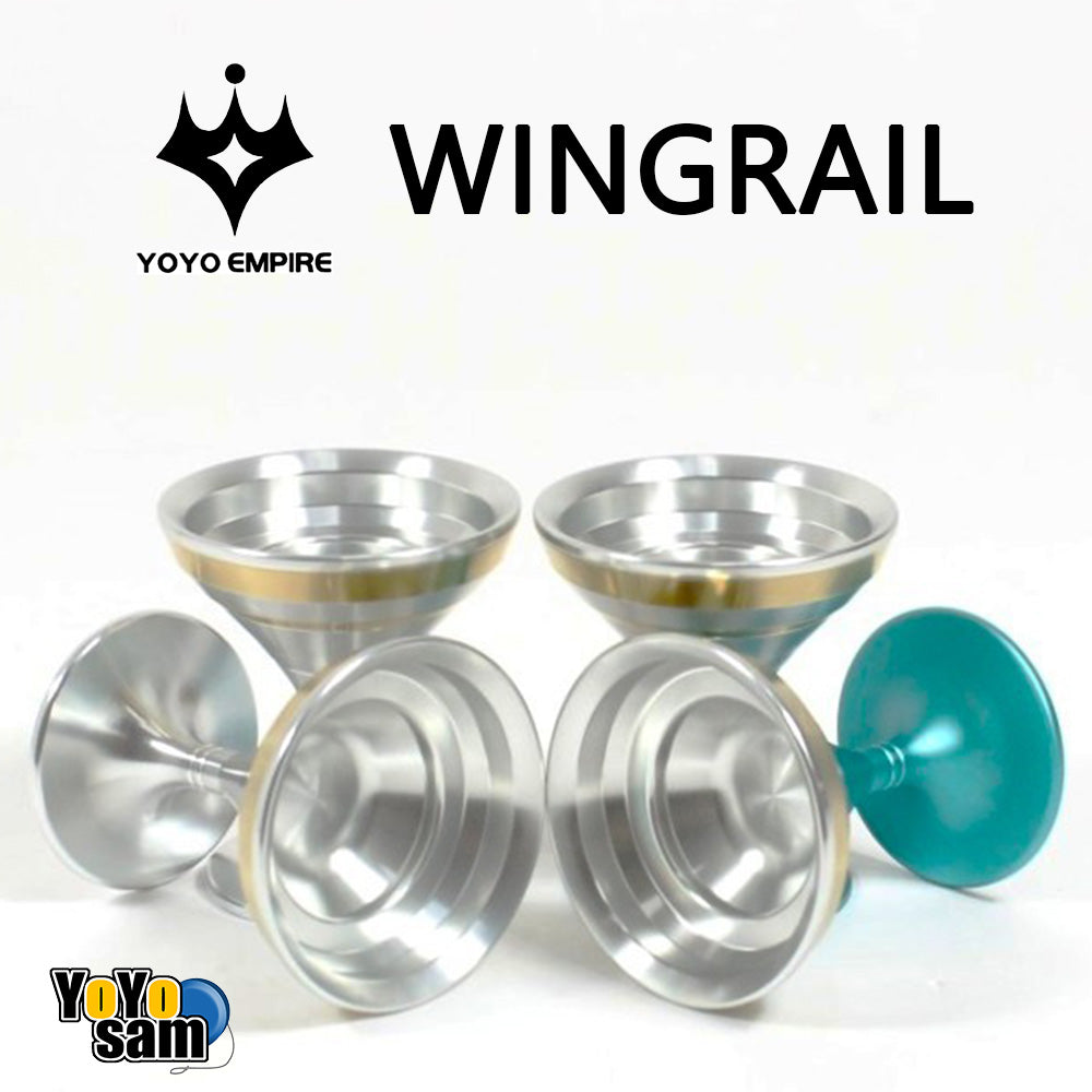 YoYo Empire Wingrail Yo-Yo - Bi-Metal YoYo Transformable into two Goblets