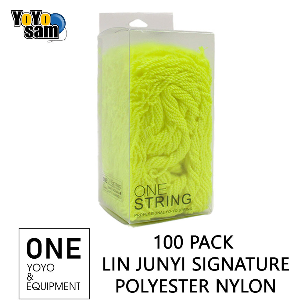 ONE YOYO & EQUIPMENT 100 Pack Lin Junyi Signature Polyester Nylon Blend Yo-Yo String