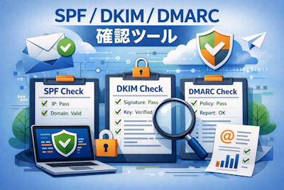 PF / DKIM / DMARC 確認ツール