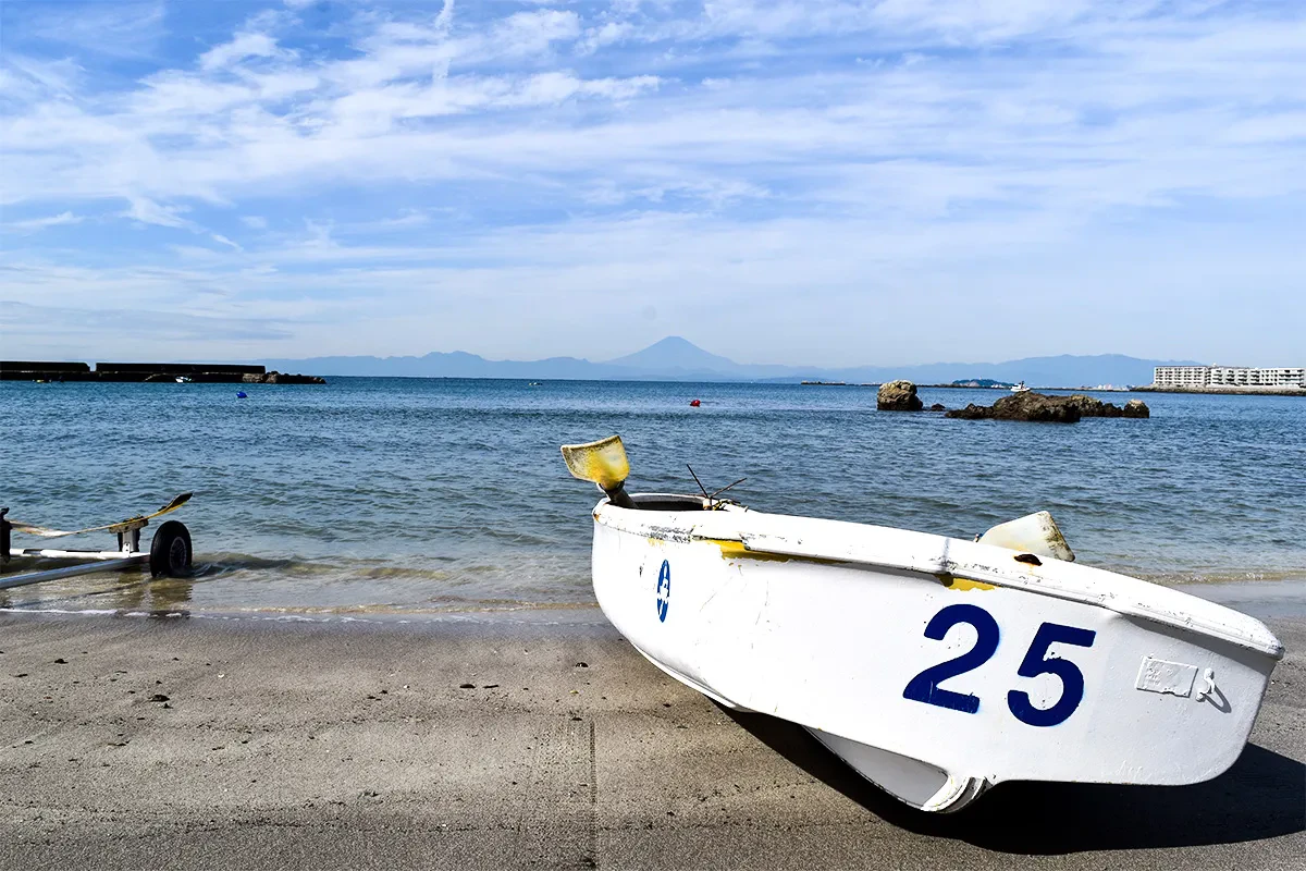 一色海岸から眺める景色