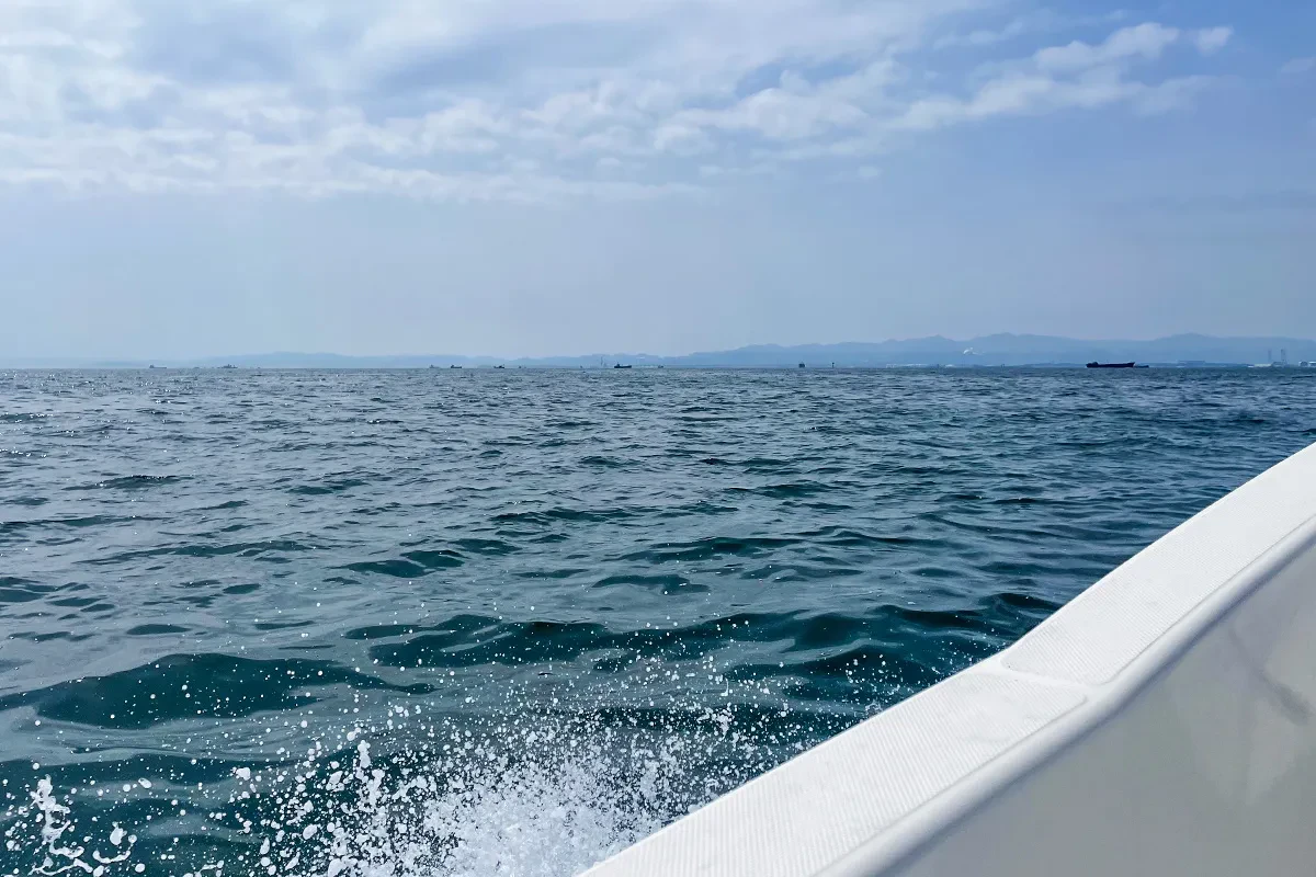 時間になったらいざ出船