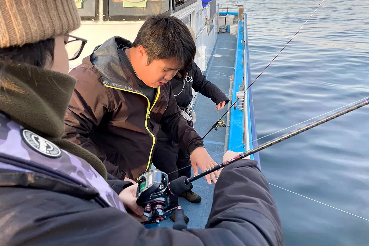 LTアジをスタート