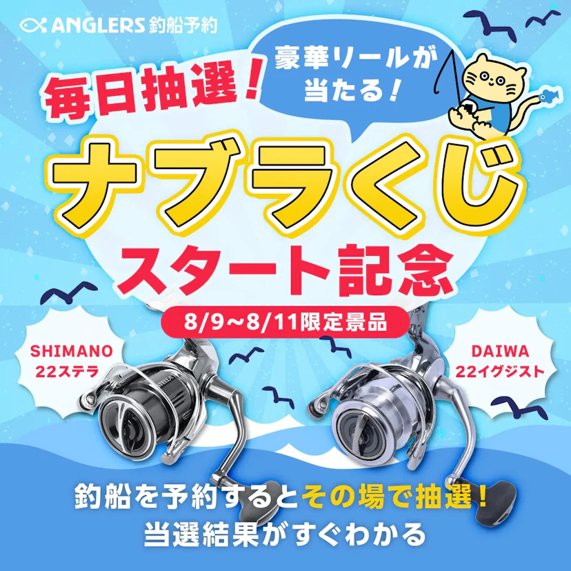 【開催終了】ステラ・イグジストがその場で当たる!毎日抽選「ナブラくじ」スタート!