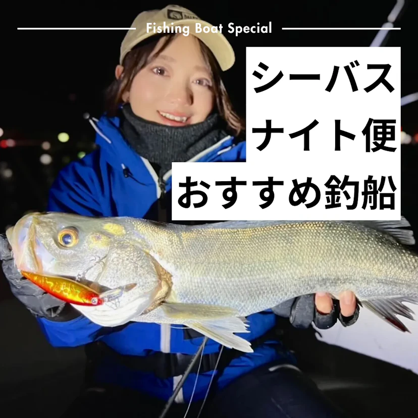 東京湾のナイトシーバスおすすめ釣船ランキングTOP5
