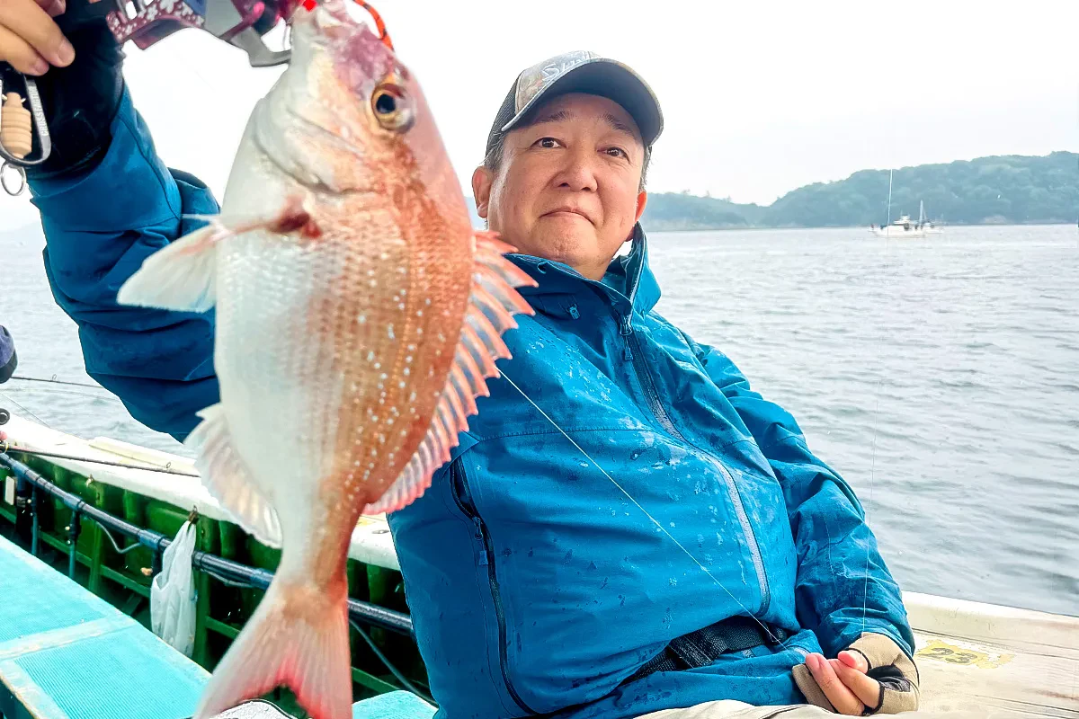 マダイのアタリが続く