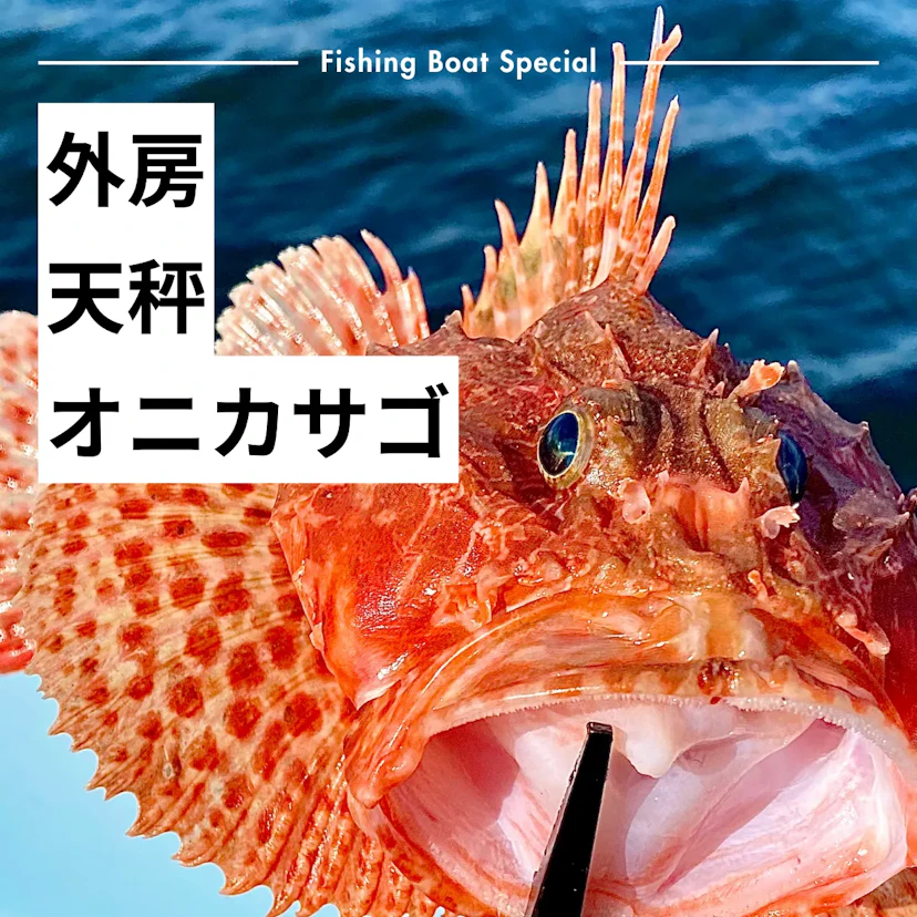 外房で天秤オニカサゴ釣りのおすすめ釣船ランキングTOP4