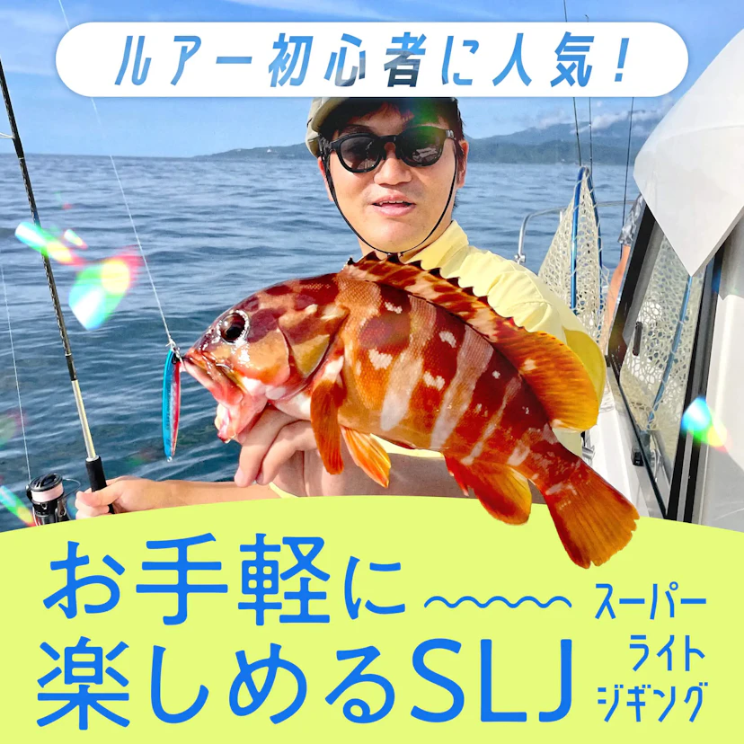 ルアー入門におすすめ！『SLJ』ってどんな釣り方？