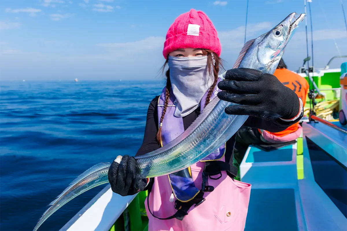 ナイスサイズのタチウオ