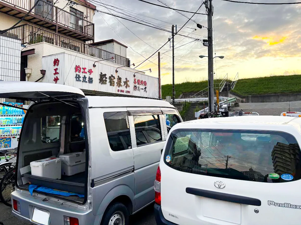 第二泉水の送迎の車