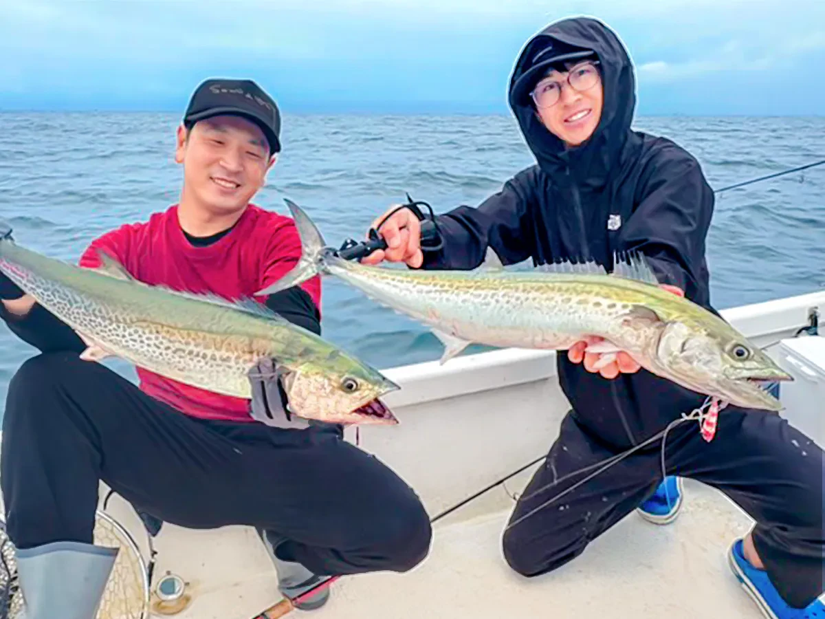 愛知県弥富市のぶまるにてサワラキャスティング