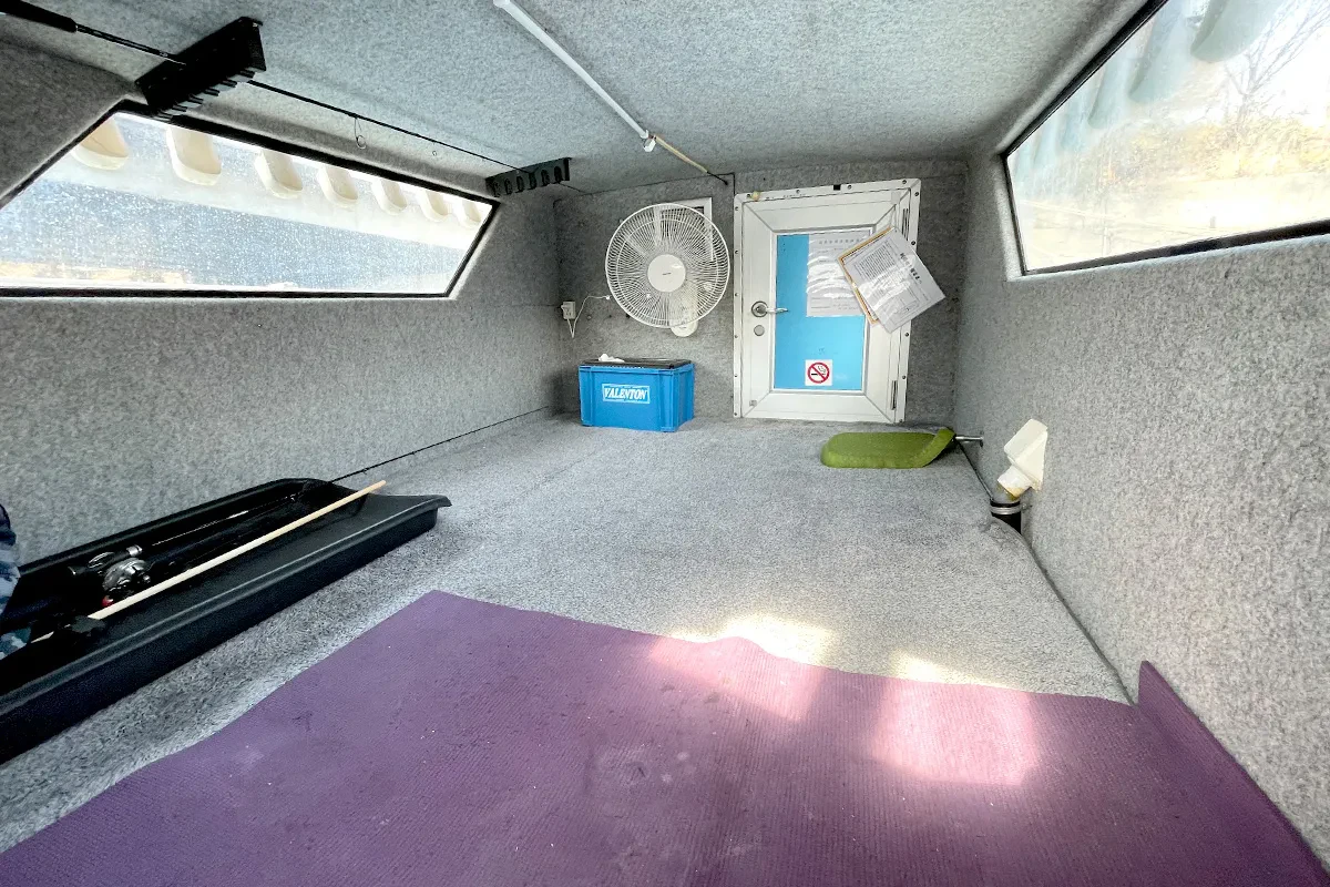 船後方にあるキャビン