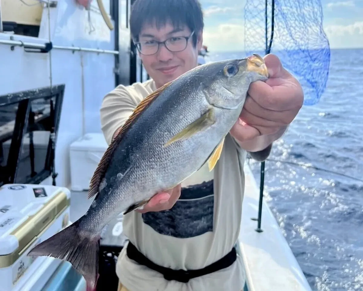 釣れたイサキ