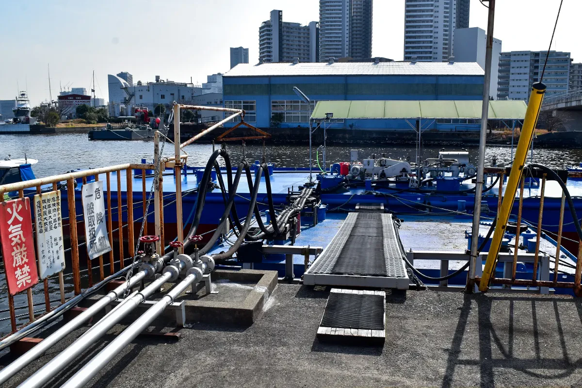 桟橋は火気厳禁