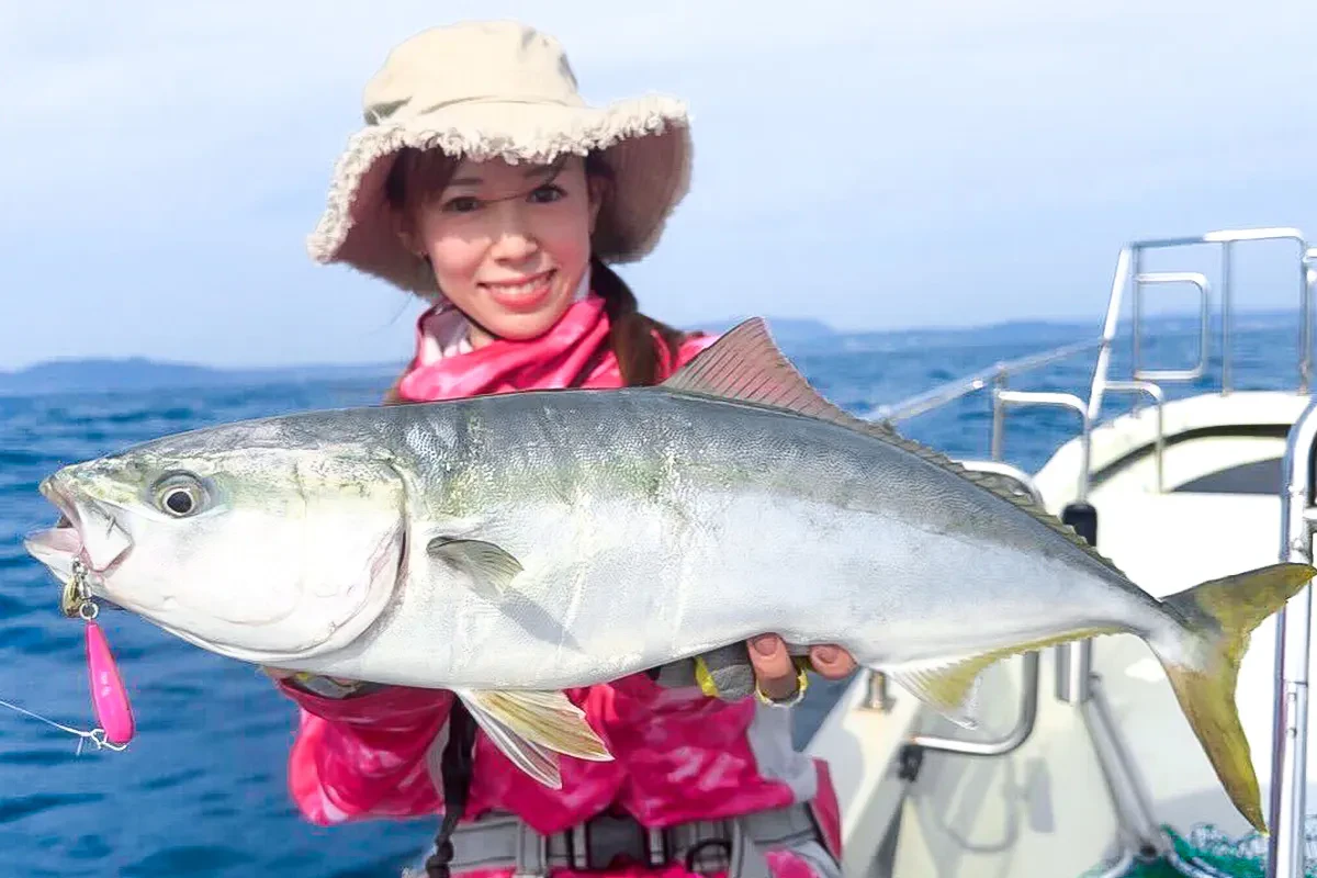 ボートで釣った青物