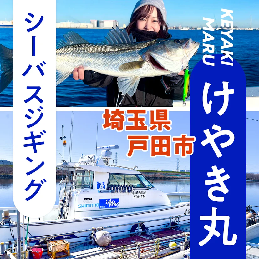 埼玉県戸田市・けやき丸でシーバスジギングに挑戦してみた！