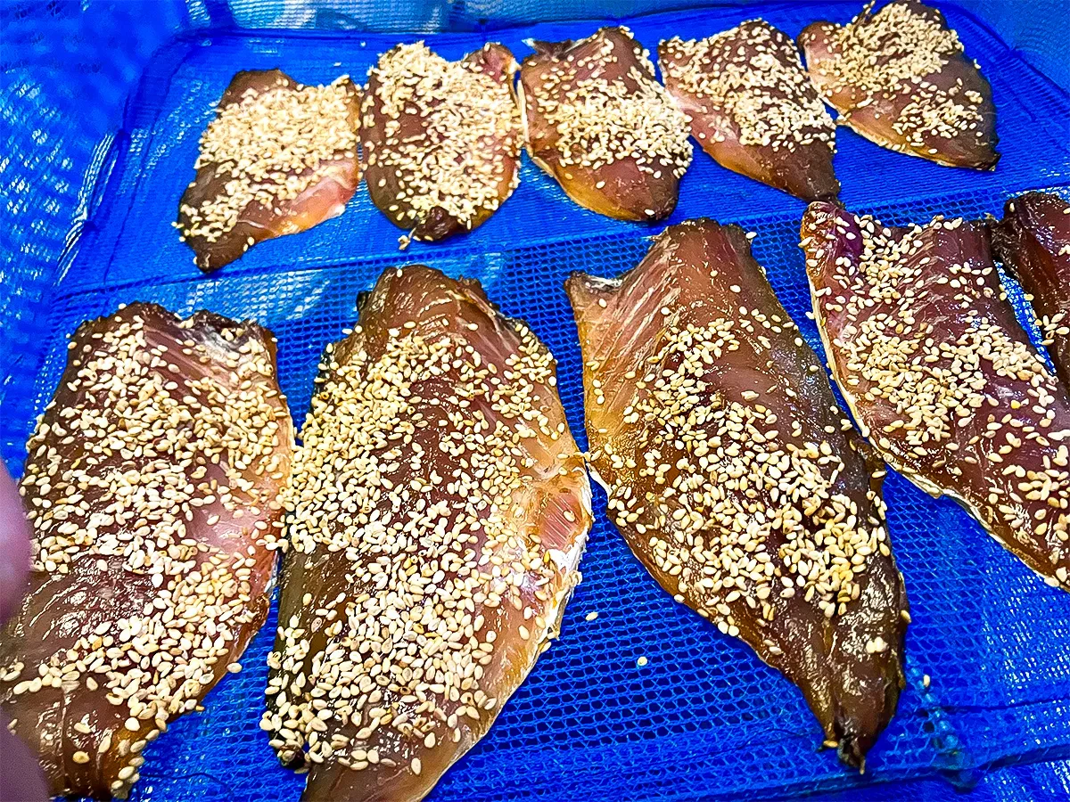 アジの一夜干し