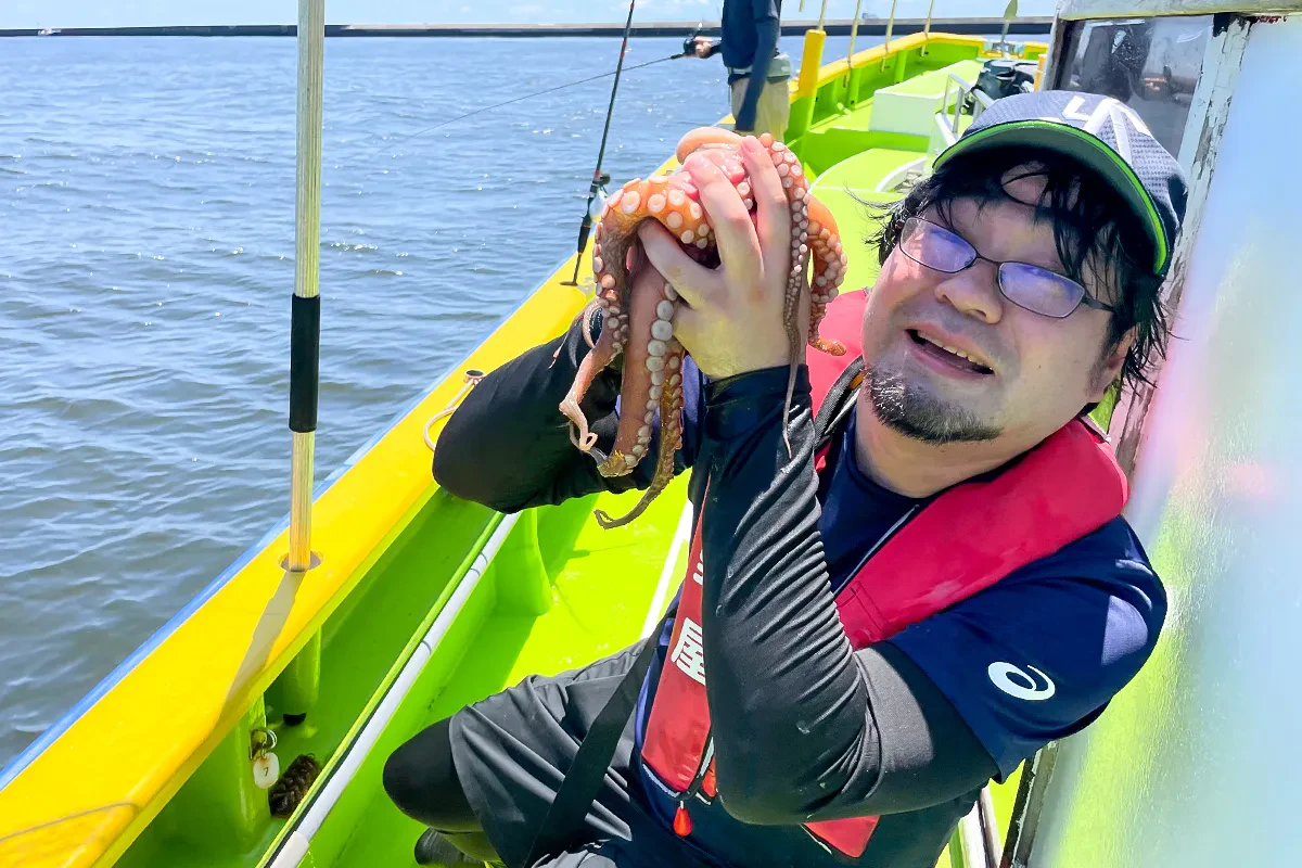 ナイスサイズのマダコ