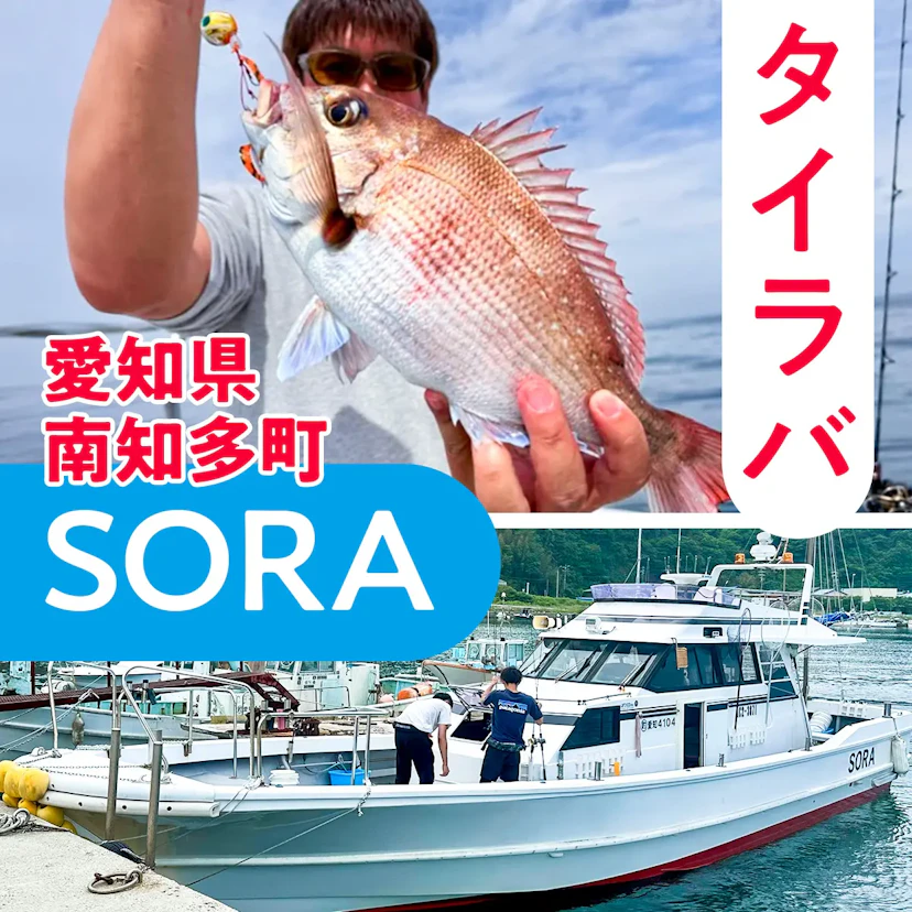 【愛知】伊勢湾のルアー船「SORA」でタイラバを満喫！
