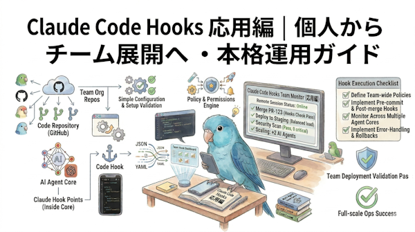 Claude Code Hooks 応用編｜個人からチーム展開へ・本格運用ガイド