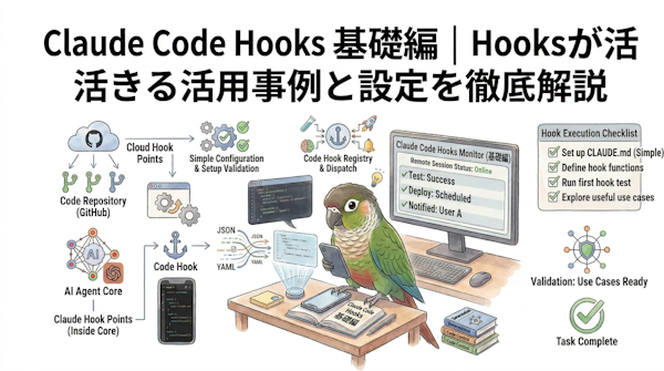 Claude Code Hooks 基礎編｜Hooksが活きる活用事例と設定を徹底解説