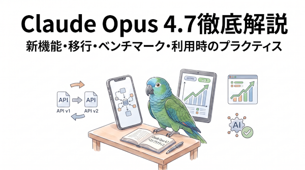 Claude Opus 4.7徹底解説｜新機能・移行・ベンチマーク・利用時のプラクティス