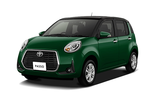 パッソ MODA“G package”(2WD) ブラックマイカメタリック×ダークエメラルドマイカ