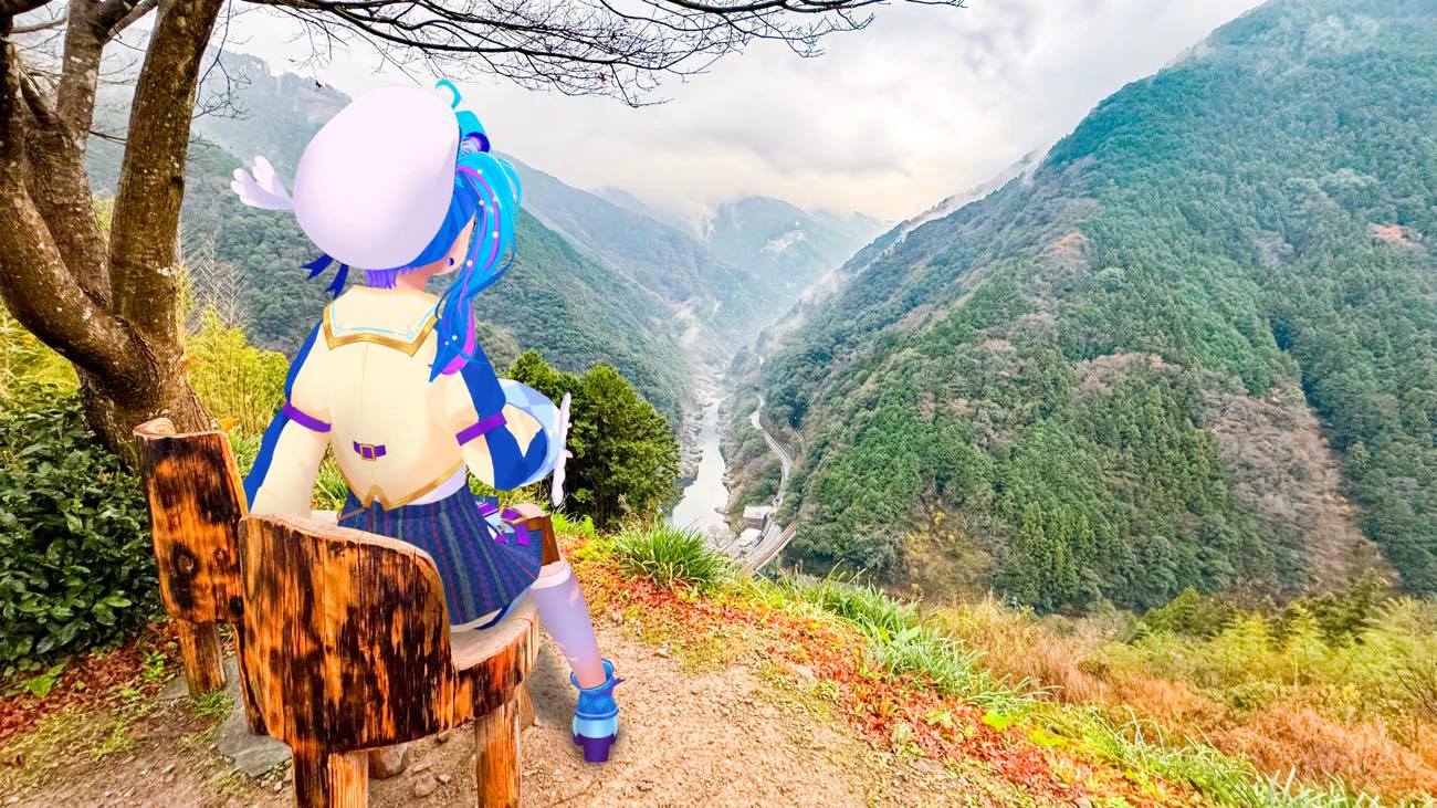 徳島県ご当地VTuber・蒼藍アオに観光スポット紹介2