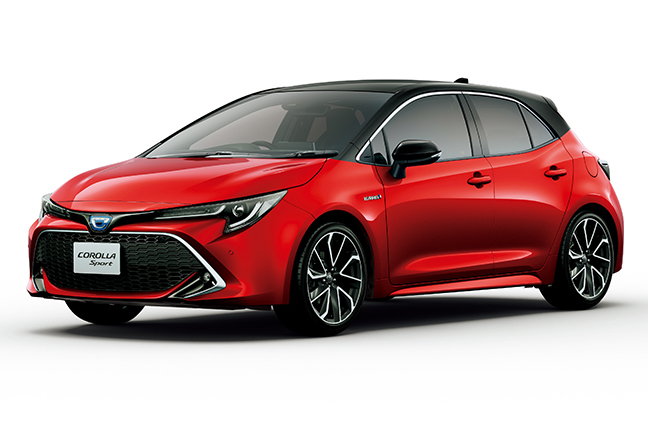カローラ スポーツ HYBRID G“Z”(アティチュードブラックマイカ×エモーショナルレッドⅡ)<オプション装着車>