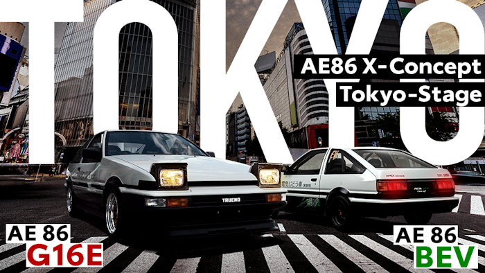 進化したハチロクを東京で体験！ 新世代エンジン車「AE86 G16E Concept」と電気じどう車「AE86 BEV  Concept」をVintage Club by KINTOで｜株式会社KINTO コーポレートサイト