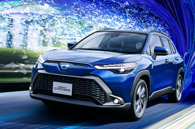カローラクロス 標準車外観イメージ ダークブルーマイカメタリック