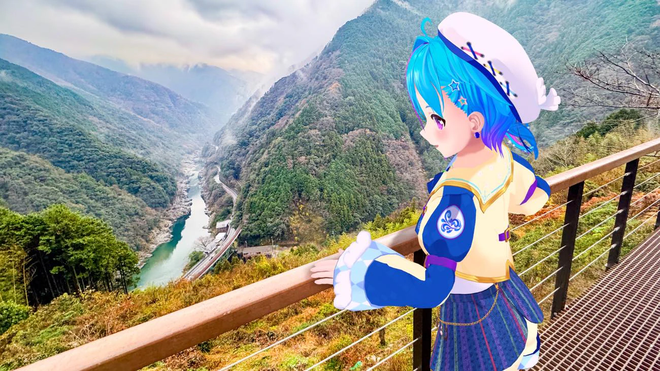 徳島県ご当地VTuber・蒼藍アオに観光スポット紹介1