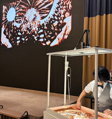 サンドアートパフォーマンス