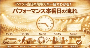 Koheiのサンドアート(1日の流れ)