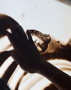 サンドアートとしては消して完成です。