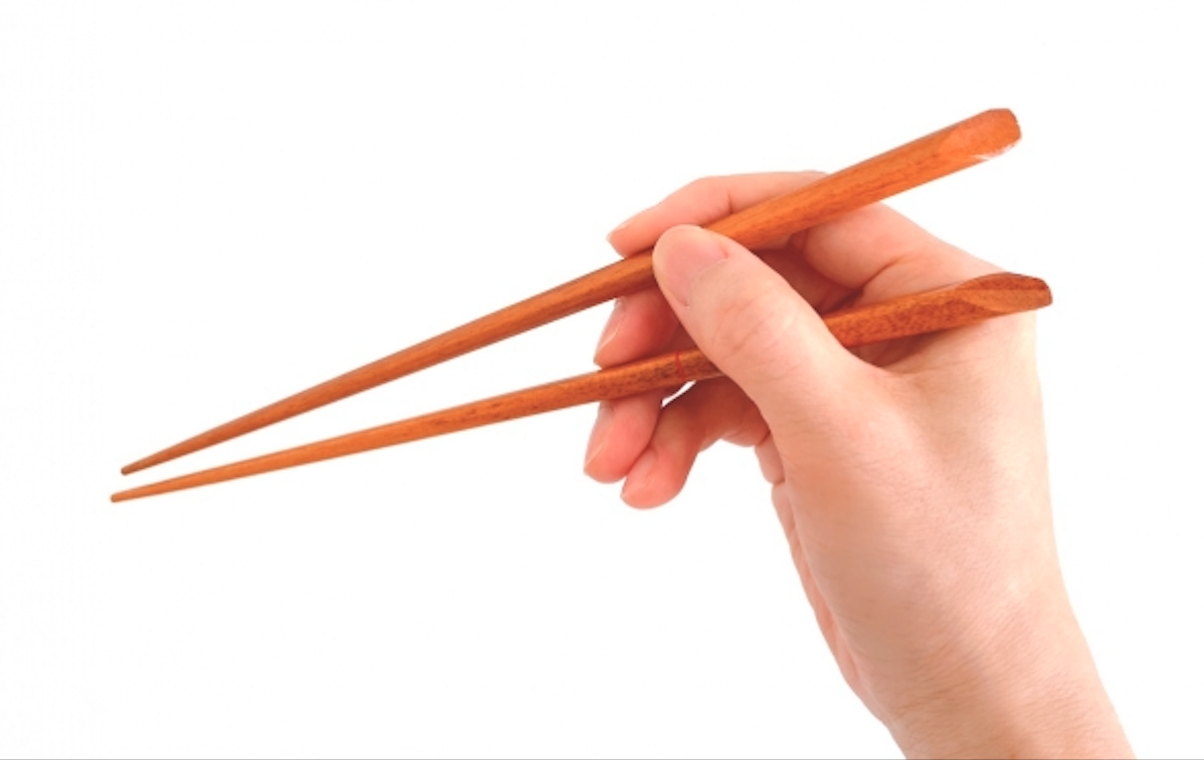 ピンチ力が必要なお箸の使用